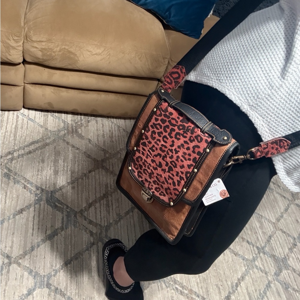 Leopard Print Crossbody Bag - Picture 13 of 13